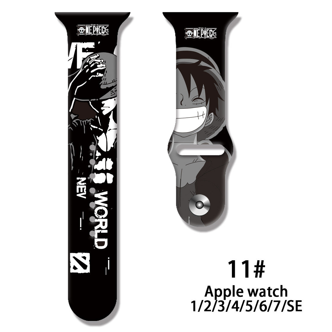 Wholesale Personalized Printed Silicone Watch Strap Watch Band